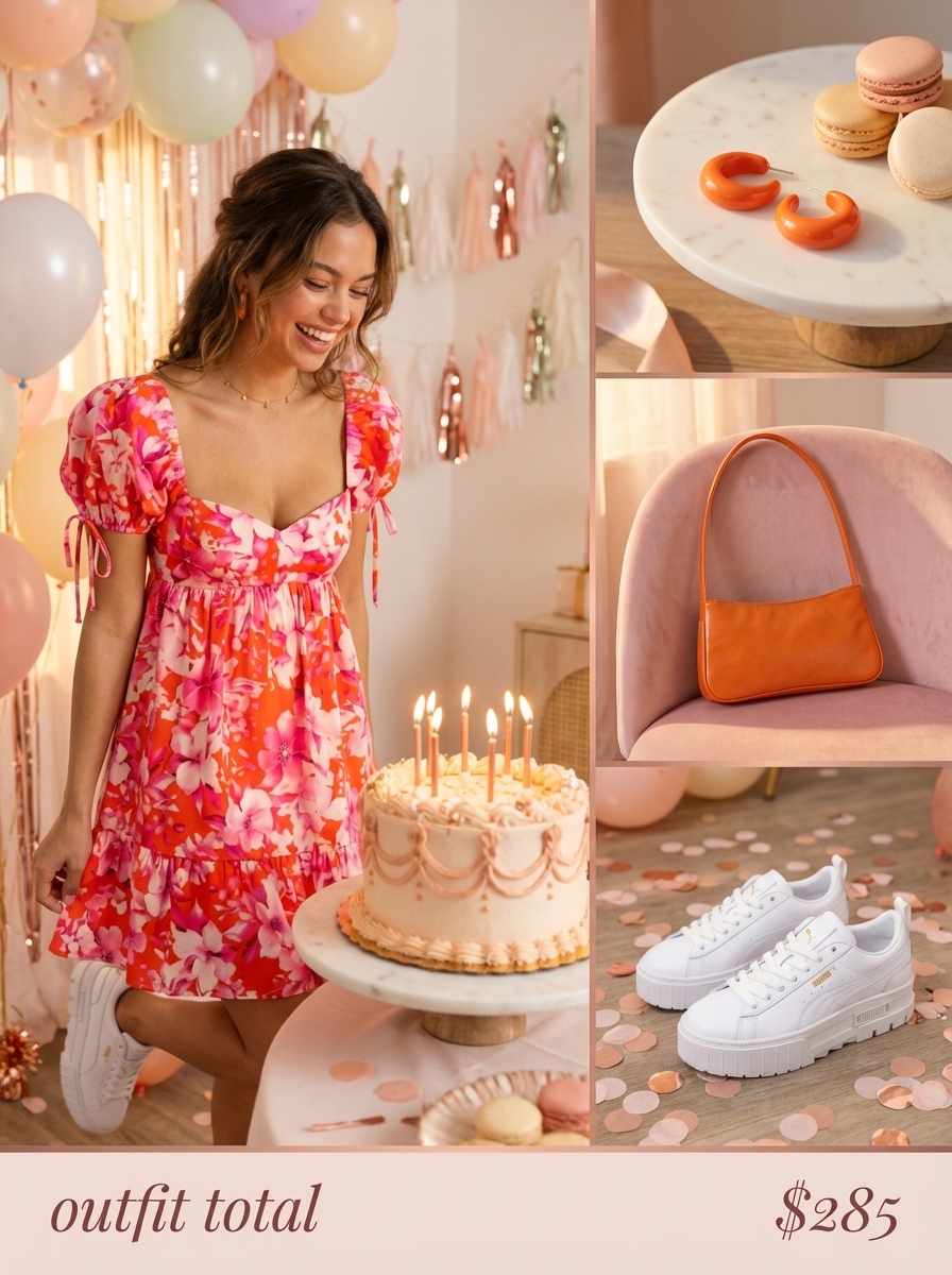 Birthday dresses outfit idea - fashion styling inspiration