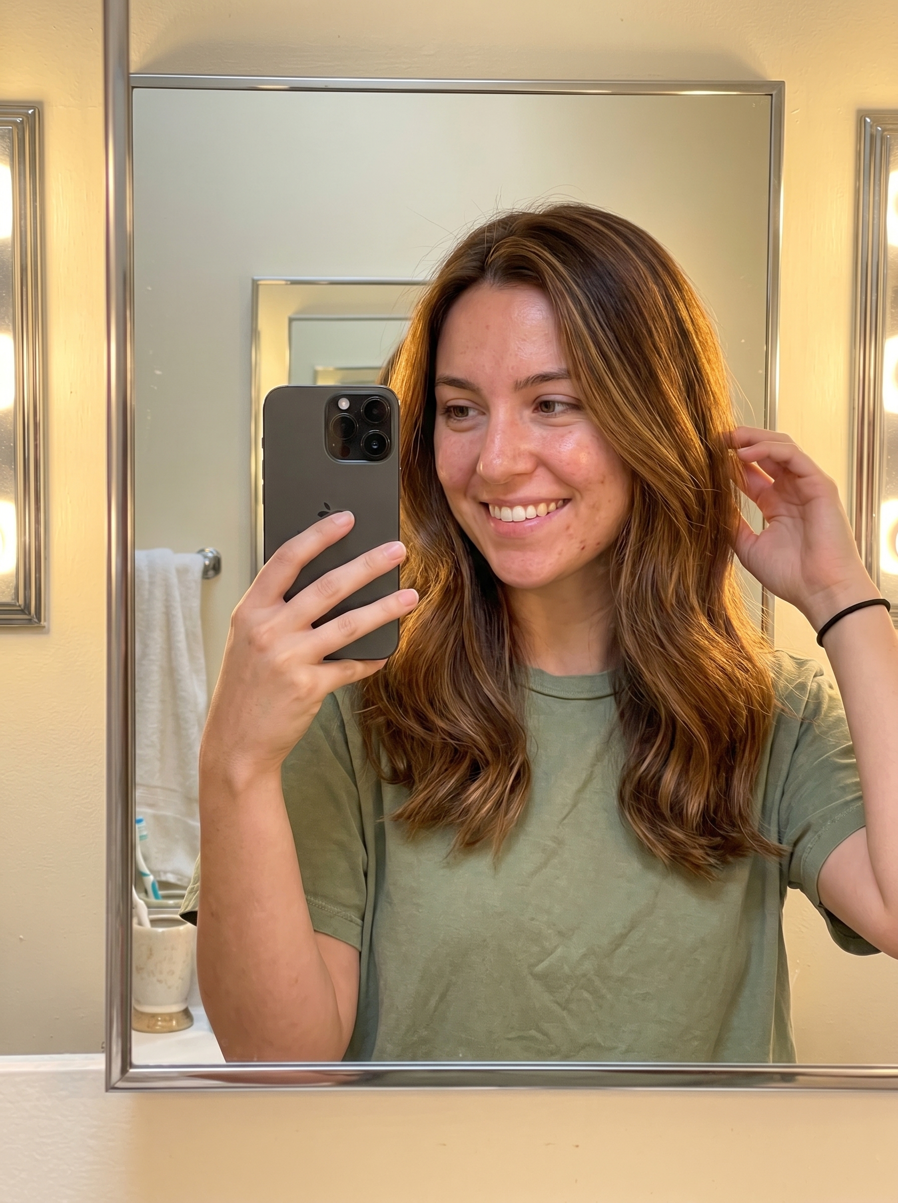 Caramel Drip Espresso Base Hair 2026 Rich caramel brown summer hair 2026 with a drip effect over an espresso base, a luxurious and dimensional style for special occasions or work.