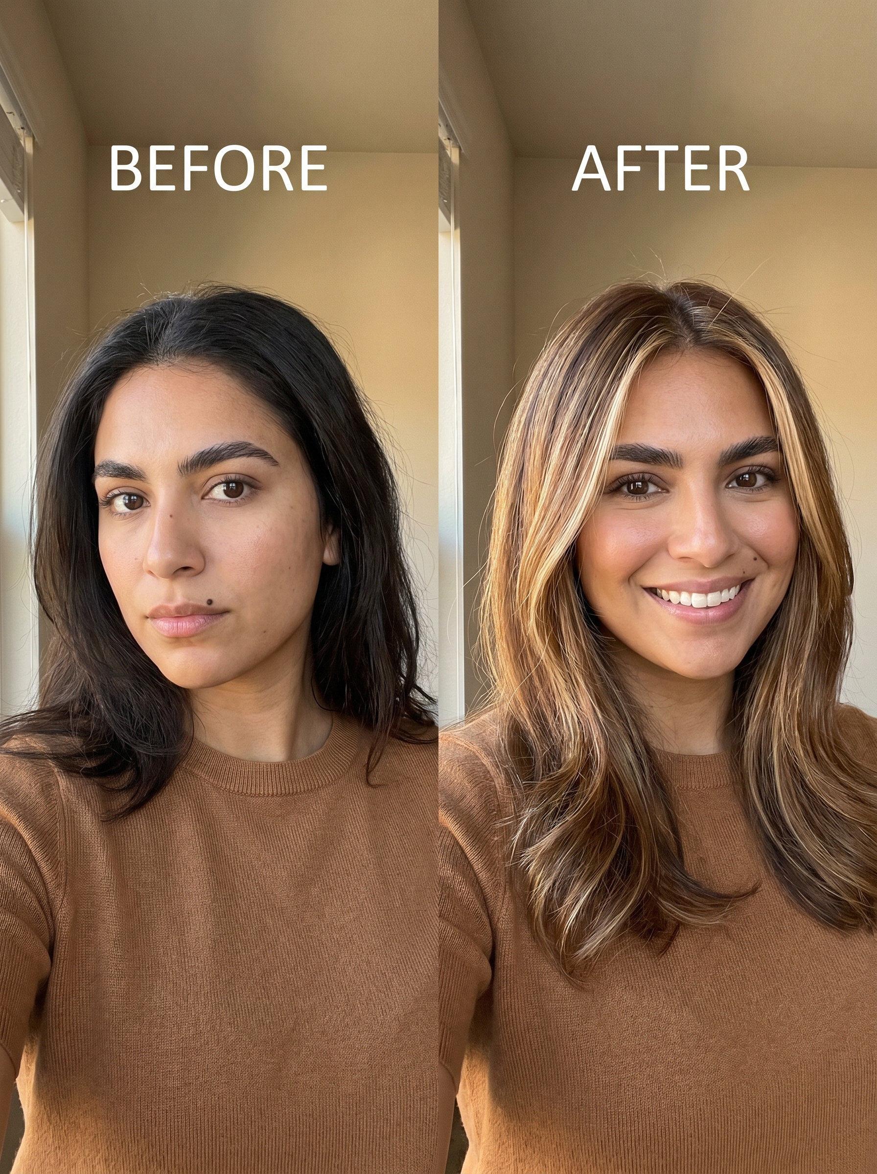 Glamorous Caramel Money Piece Melt: Summer Hair 2026 Glamorous 'Caramel Money Piece Melt' with bright gold and warm caramel accenting chocolate brown hair, framing the face. A stunning caramel brown summer hair 2026 trend for vacations and everyday.