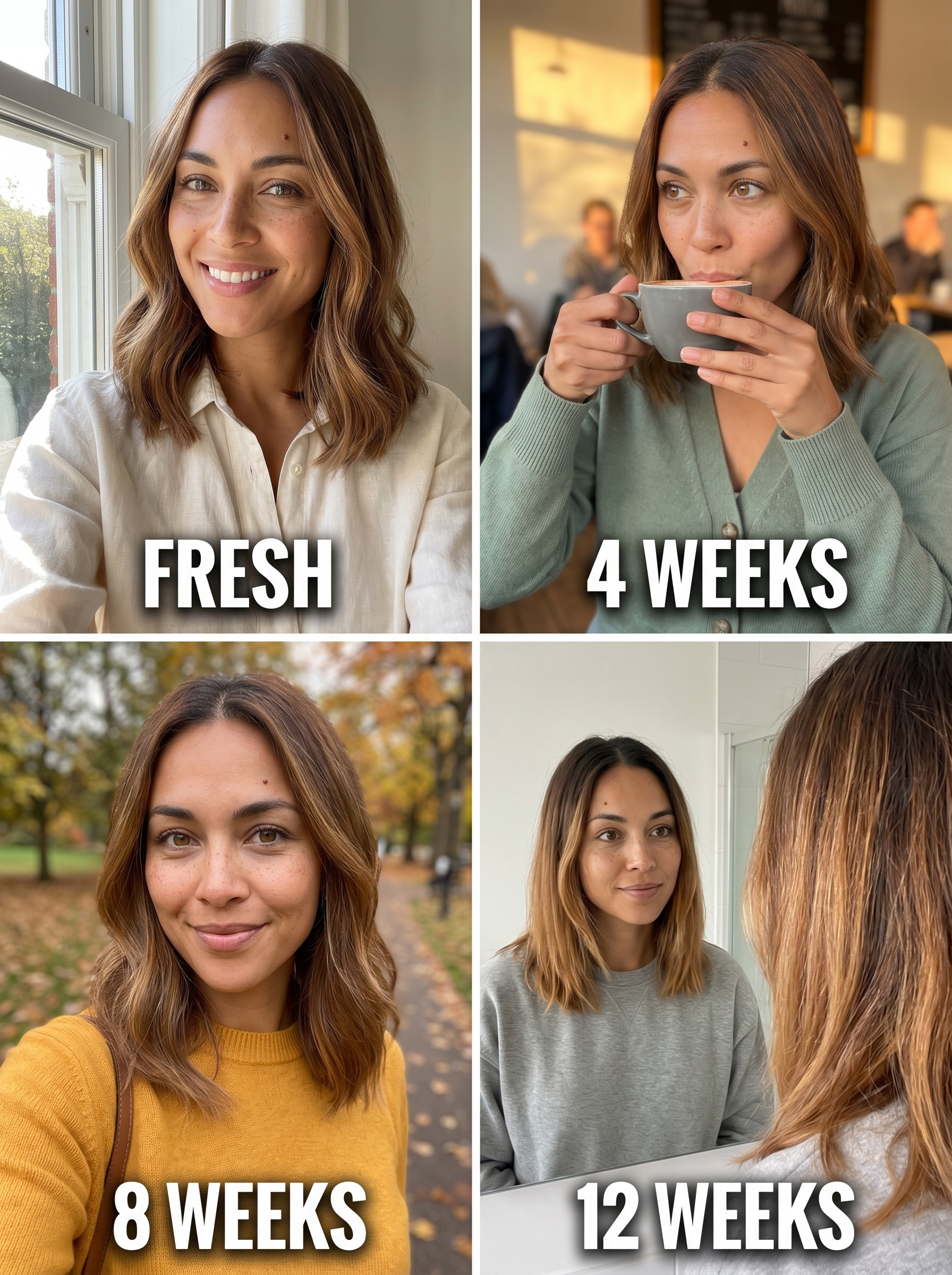 Sun-Drenched Caramel Ribbon Waves 2026 Beautiful sun-drenched caramel brown summer hair 2026 with ribbon waves, showcasing a dimensional, effortless, beachy style. Perfect for everyday vacations.