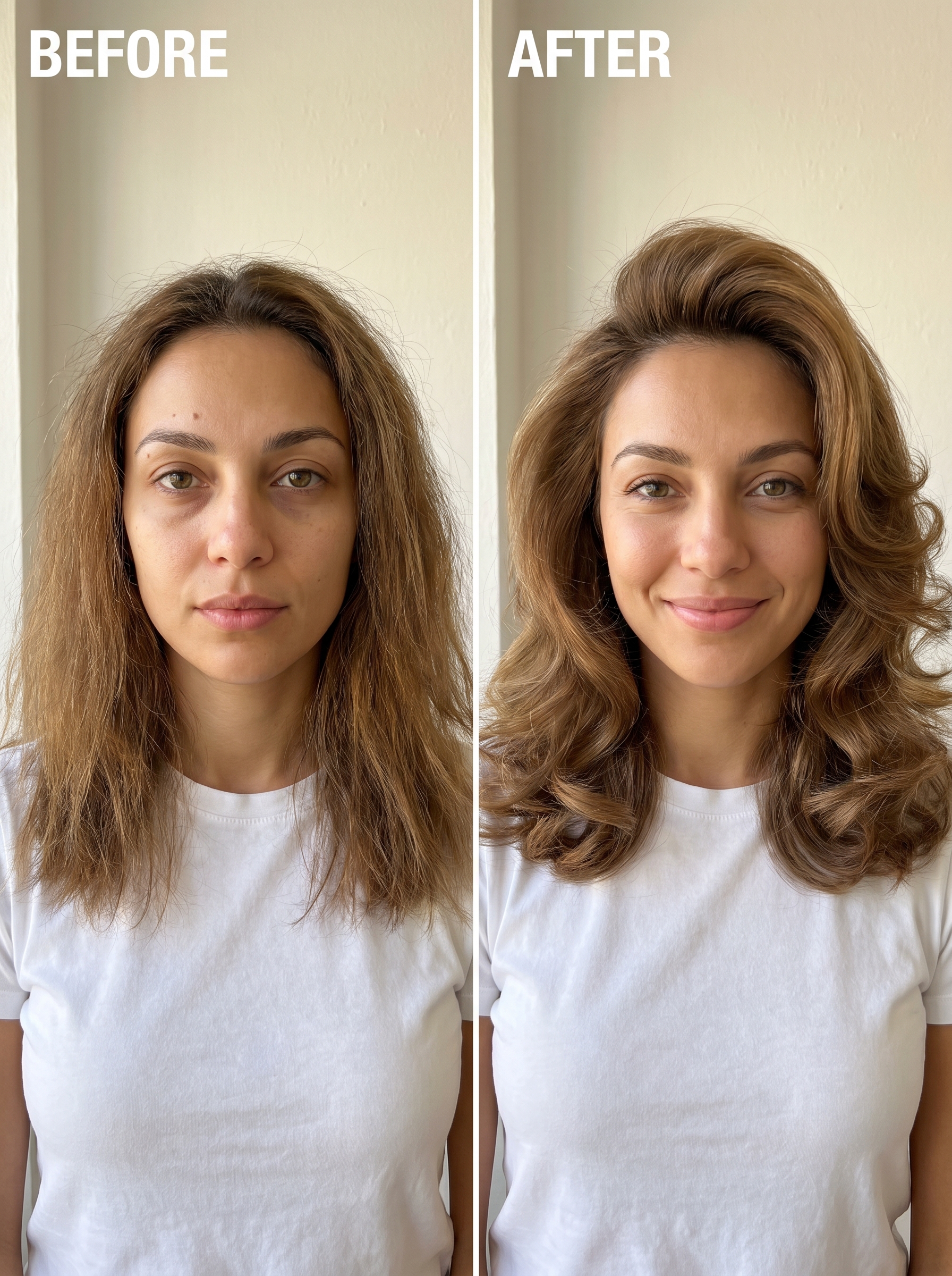 Glamorous 90s supermodel voluminous blowout, an effortlessly chic outdoor wedding hair summer 2026 style. Features nectar blonde and expensive brunette gloss tones with large velcro rollers.