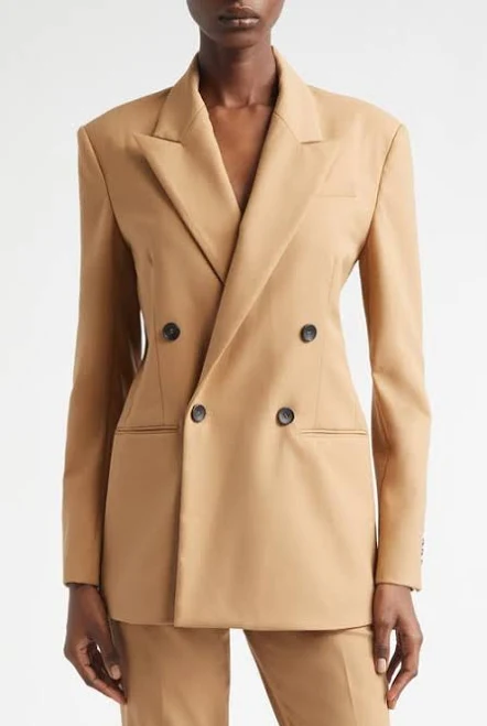 blazer A.L.C. Women's Calla Oversized Double Breasted Wool Blend Blazer Nordstrom $795