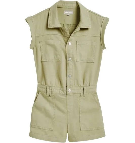 romper Cargo Romper with Patch Pockets Tractr $70
