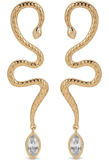 accessory Ettika Serpentina Single Statement Drop Earrings Nordstrom $80