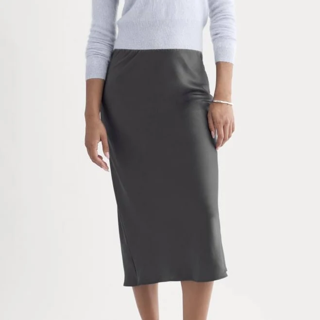 skirt Everlane Silk Charmeuse Slip Skirt Everlane $101