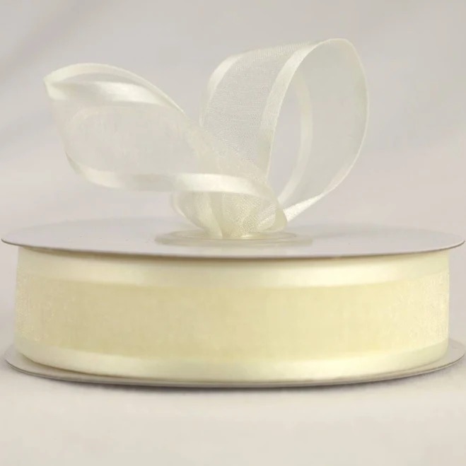 accessory Homeford Satin-Edge Sheer Organza Ribbon Ribbon Bazaar $1.63