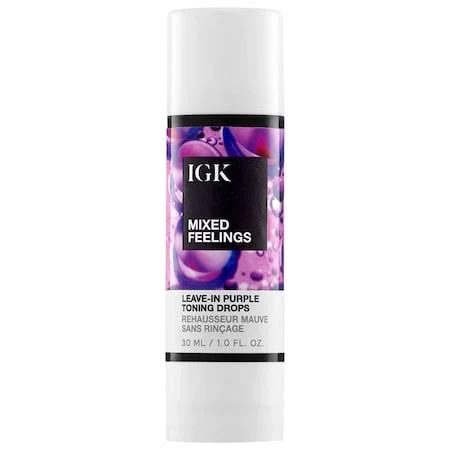 toner IGK Mixed Feelings Leave-In Blonde Toning Drops Sephora $29