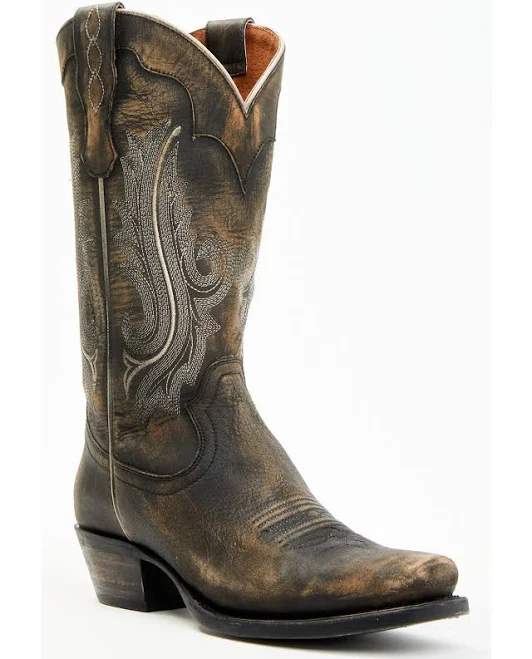 shoes Lawless Distressed Square Toe Western Boots Country Outfitter $178.07