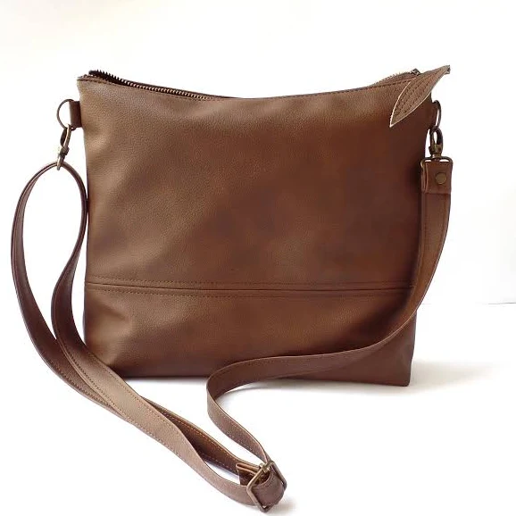 bag Minimalist Vegan Leather Crossbody Bag Etsy - allbyFEDI $56.29