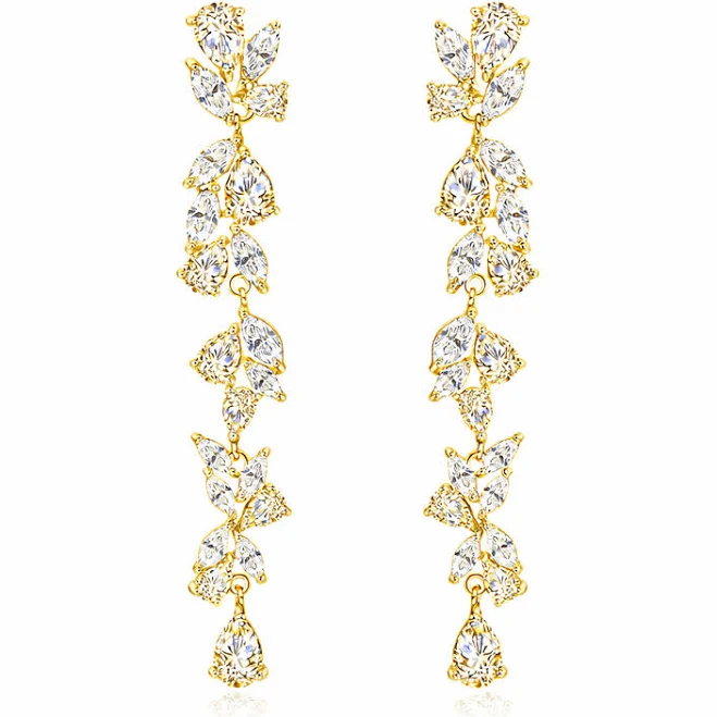 accessory Promise Crystal Drop Earrings Untamed Petals $88