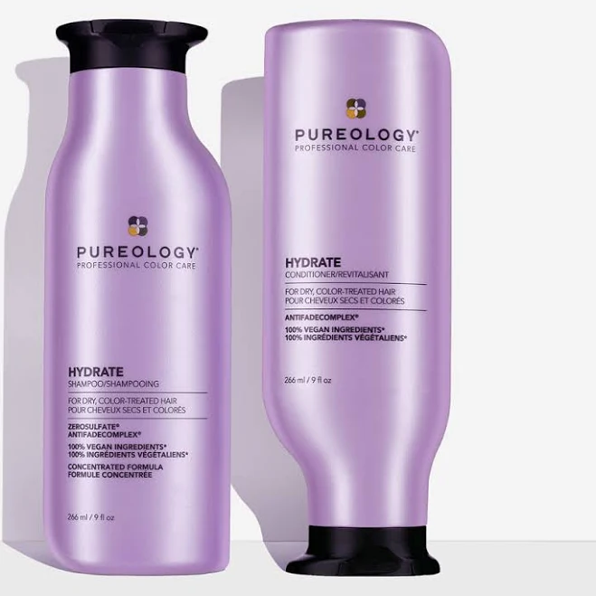 shampoo Pureology Hydrate Shampoo and Conditioner Duo for Dry Hair, Size 266ml/9 fl oz Pureology $68
