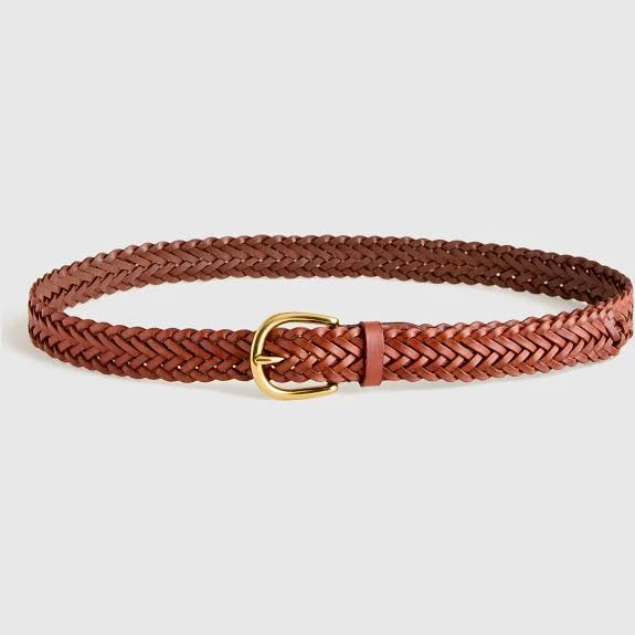 accessory Quince Women's Josie European Leather Braided Belt Quince $49.9