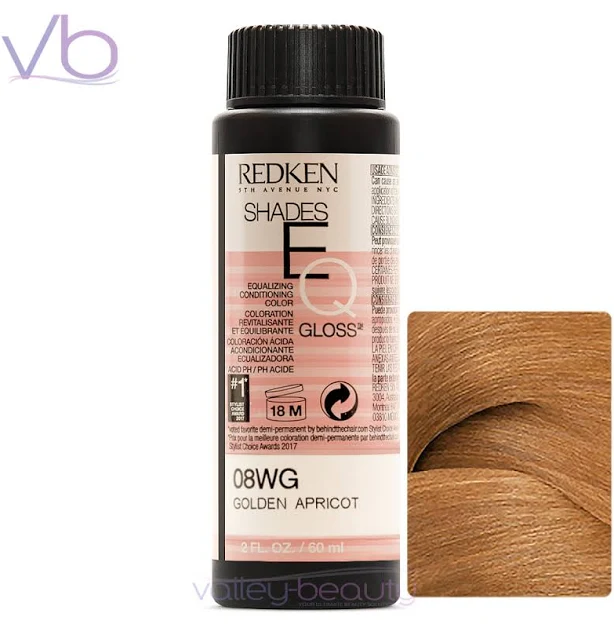 color_product Redken Shades EQ Gloss Hair Color - 08WG - Golden Apricot Valley-Beauty $15