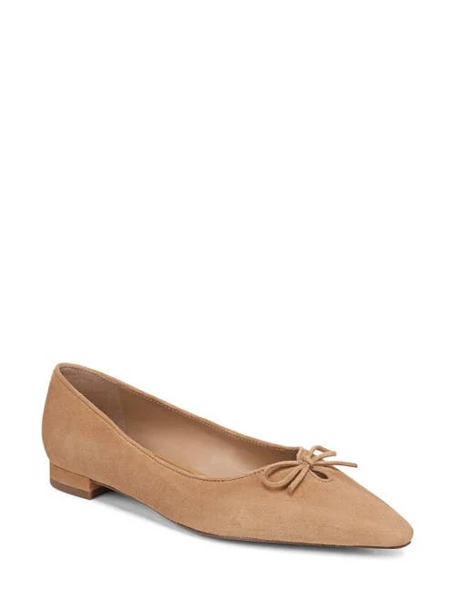 shoes Sam Edelman Women's Esmira Pointed Toe Suede Ballet Flats Nordstrom $140