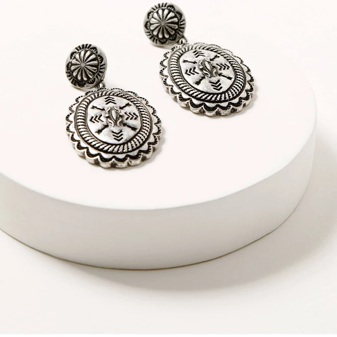 accessory Shyanne Women's Rodeo Sunset Concho Statement Earrings Boot Barn $10.97