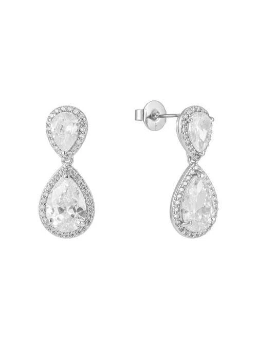 accessory Untamed Petals Aspen Crystal Drop Earrings in Gold Nordstrom $83.3