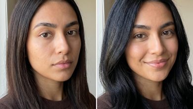Sleek deep espresso hair with cool mocha and inky violet-brown tones, a top summer hair color option for 2026. This sophisticated glaze is ideal for work or special occasions.