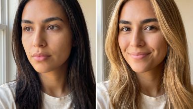Close-up of cascading warm blonde hair with Tuscan sun balayage, showcasing luxurious golden brown and wheat blonde tones perfect for summer 2026. This dramatic look emphasizes healthy, color-treated hair.