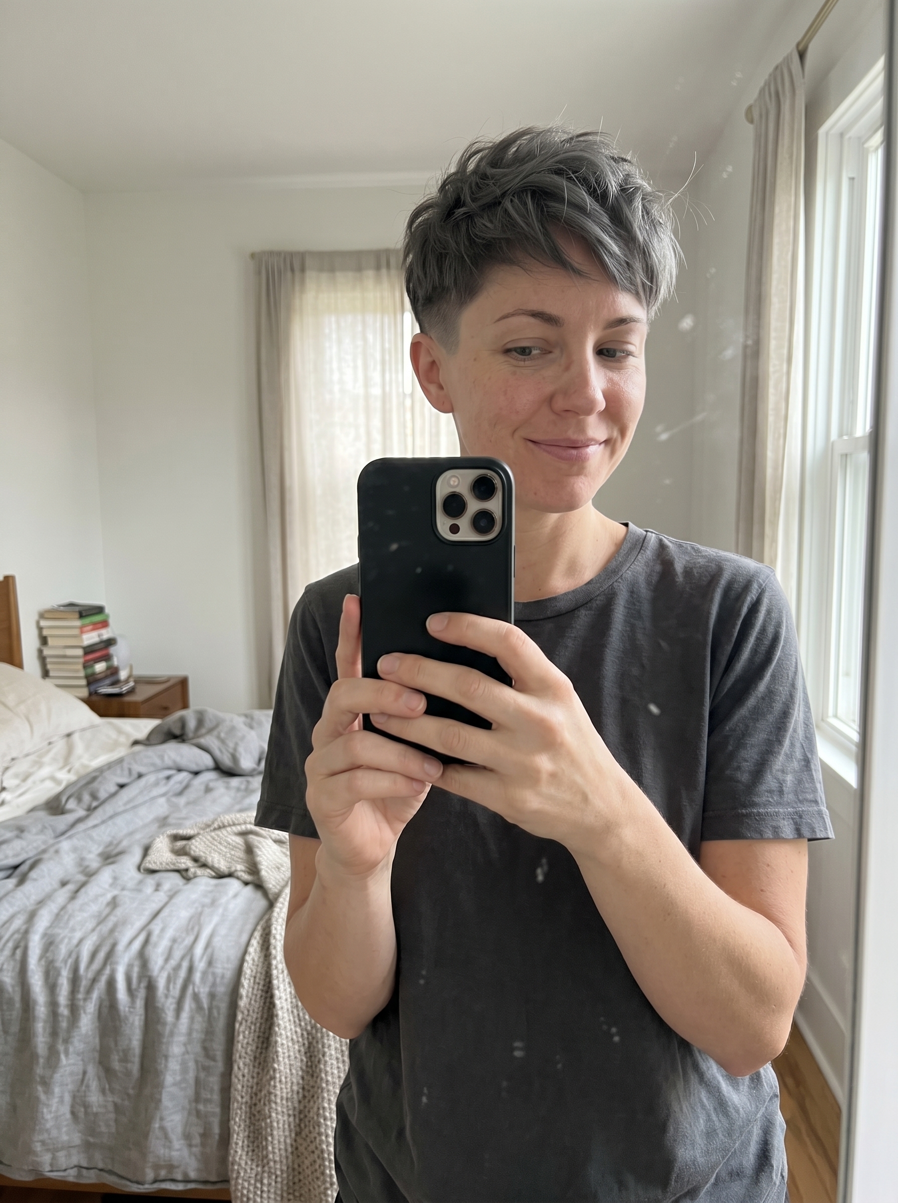 Matte Charcoal Undercut Pixie — edgy dark hair summer 2026 Matte Charcoal Undercut Pixie — edgy dark hair summer 2026 inspiration