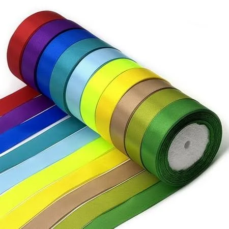 tool 10 Colors 240 Yards Satin Ribbons Walmart - Yostony Yujia $12.99