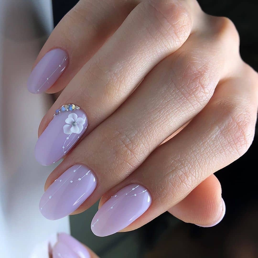 Soft Lavender Violette Almond Blossoms