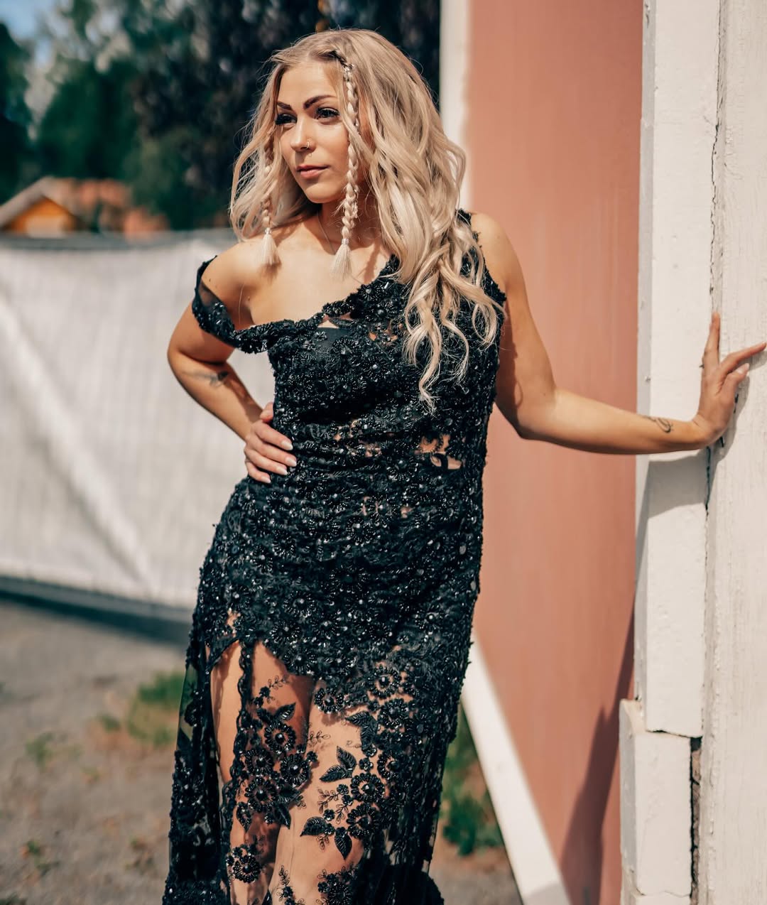 Bohemian Braids Platinum Blonde Beach Waves