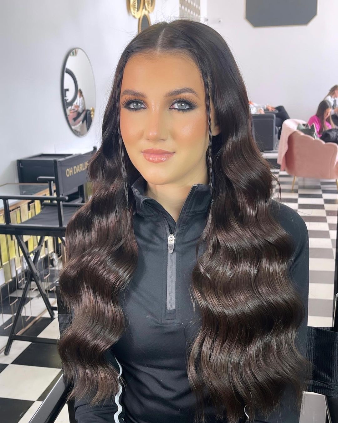 Bohemian Braids With Glam Waves For Festivals
