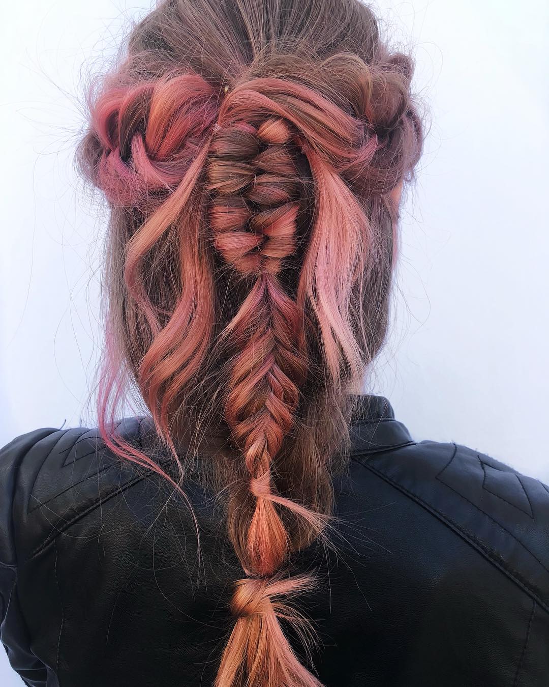 Boho Braids with Rosy Blonde Accents