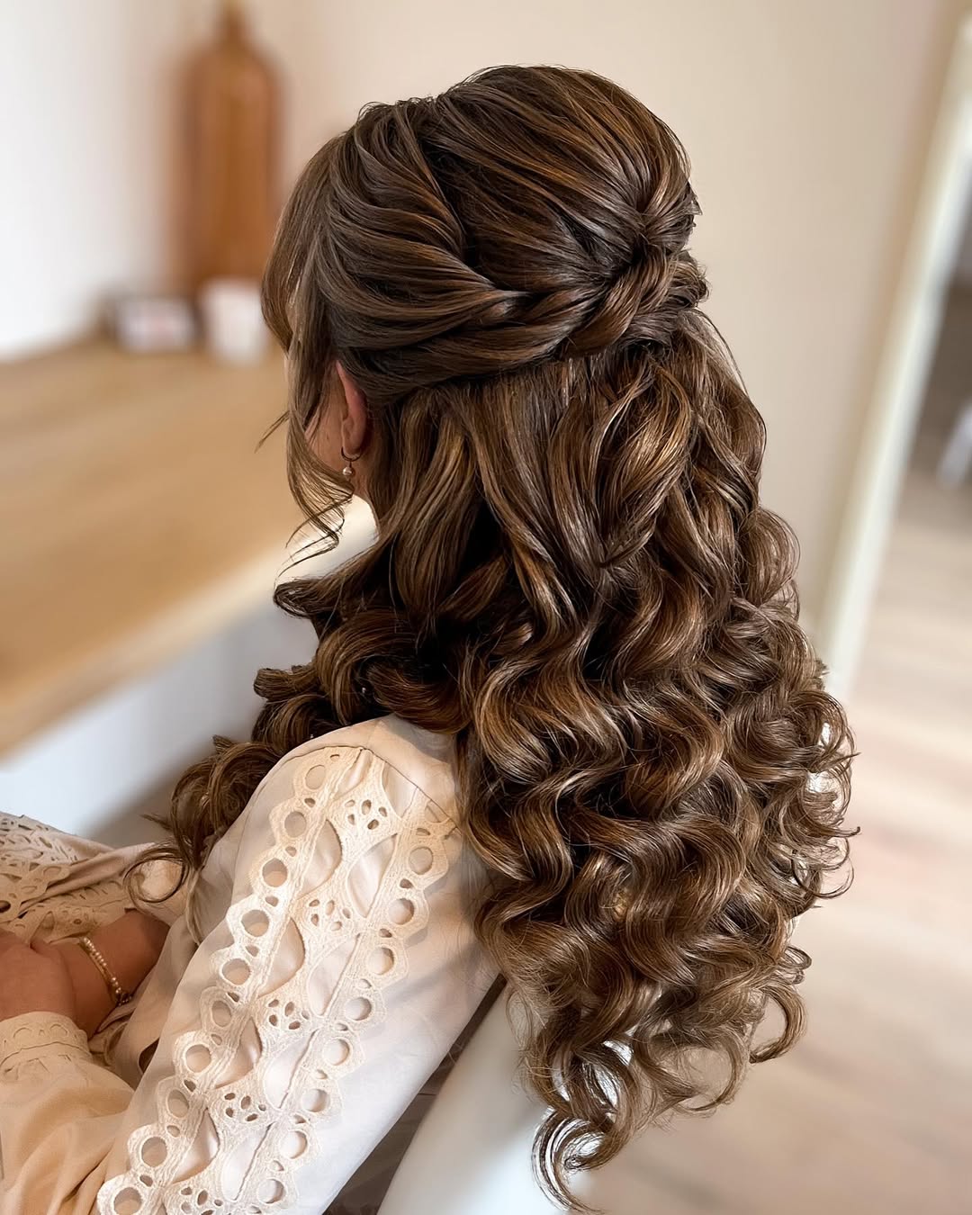 Braided Crown With Cascading Waves