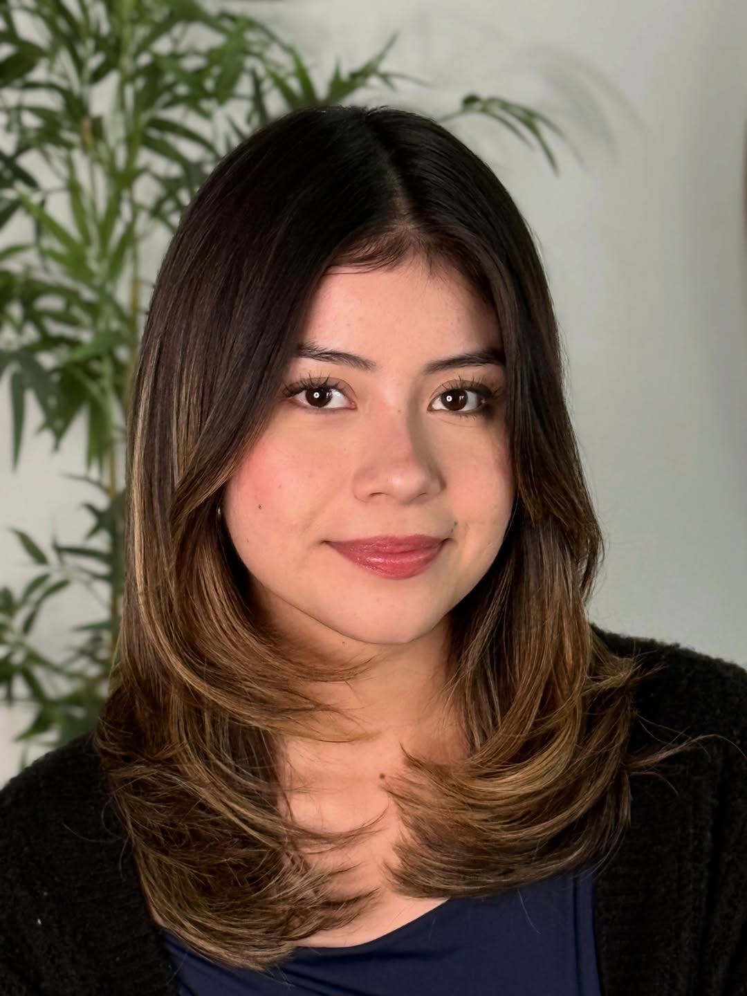 Caramel Brunette Layers With Subtle Face Frame