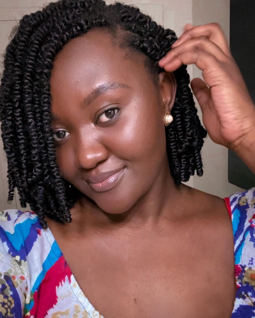Chic Bob Spring Twists With Defined Ends