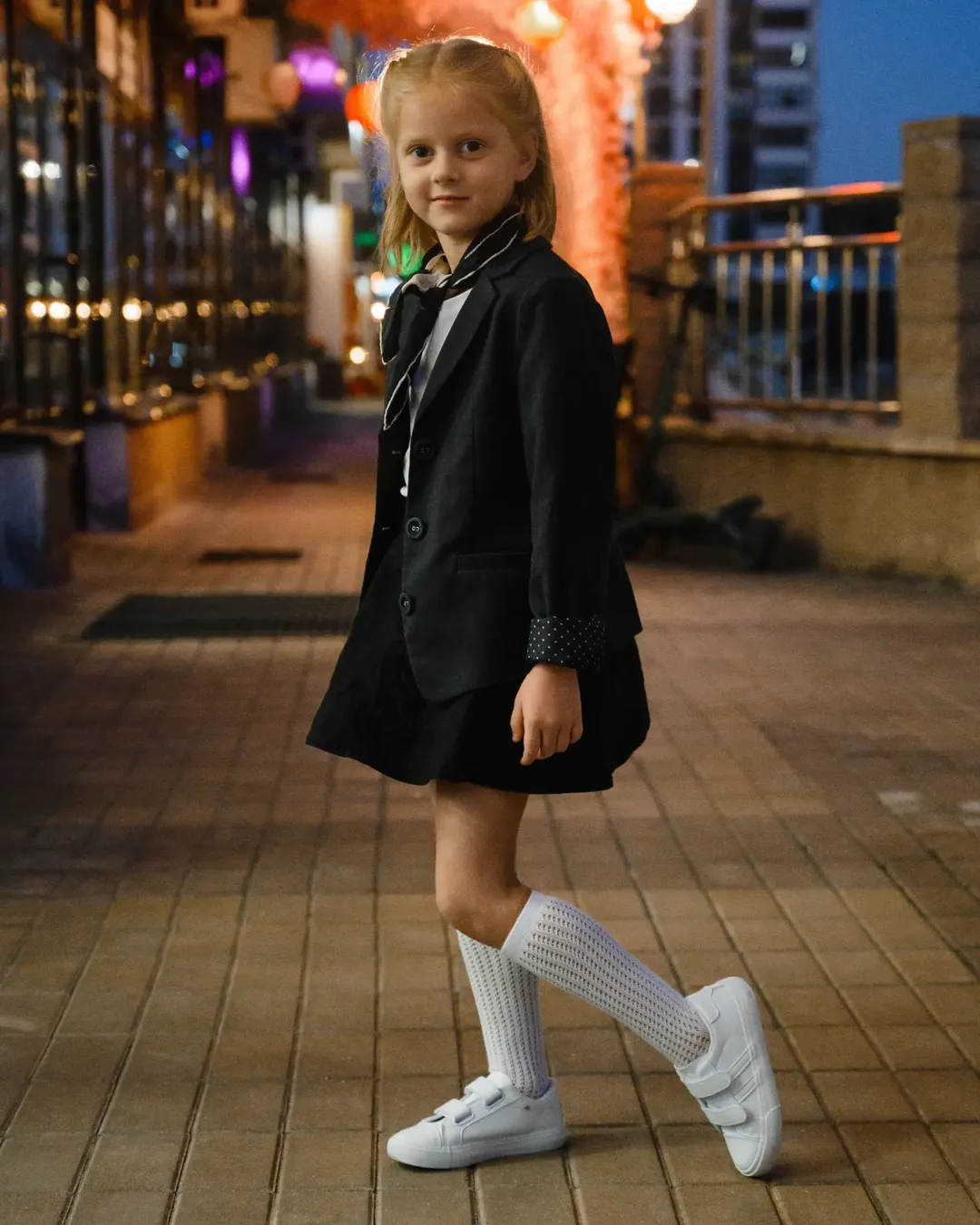 Chic Uniform Look For School Days