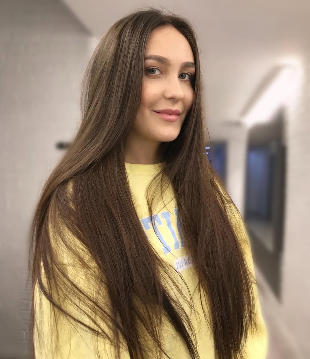 Chocolate Brown Hair With Subtle Bronde Highlights