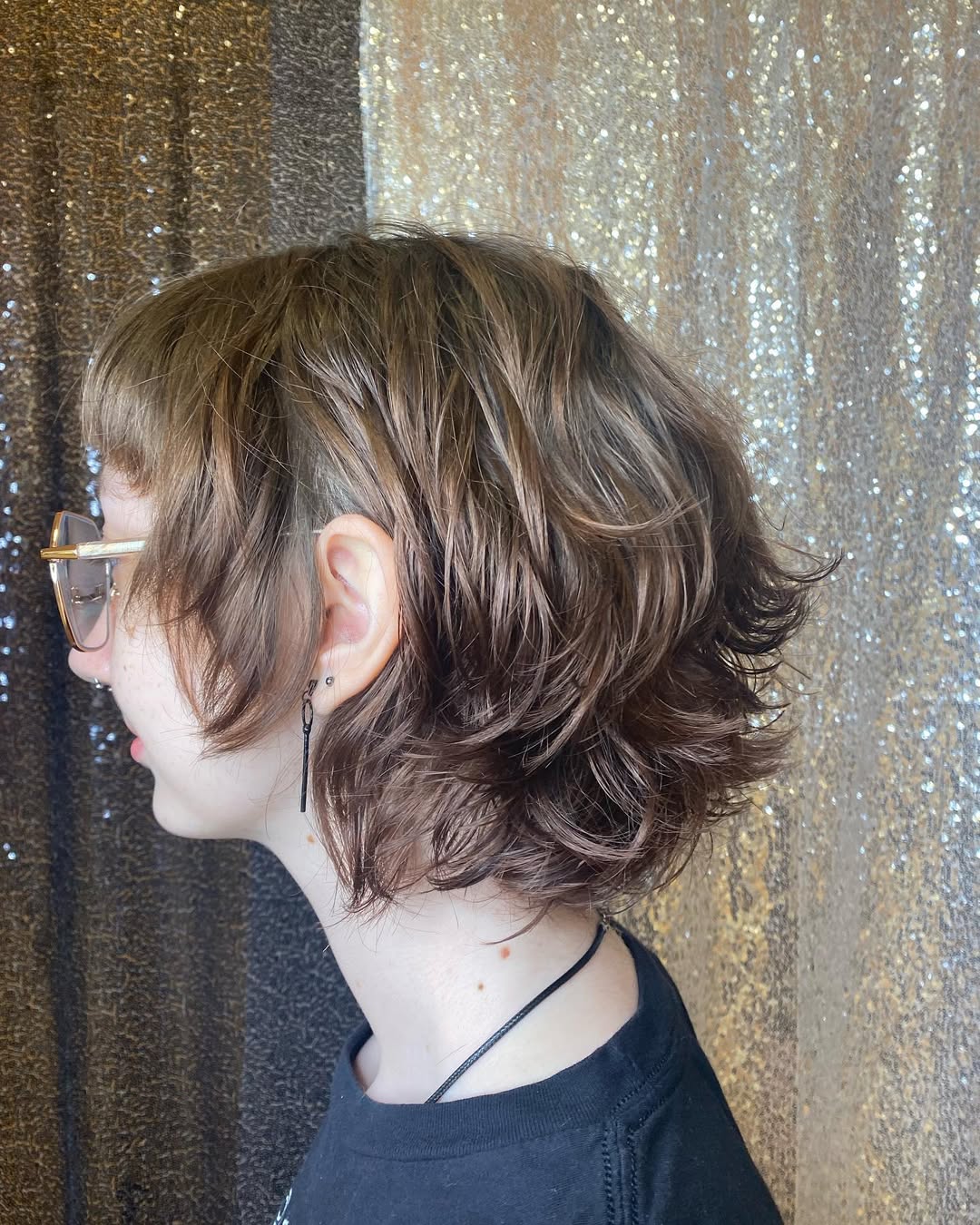 Choppy Layered Bob With Subtle Undercut