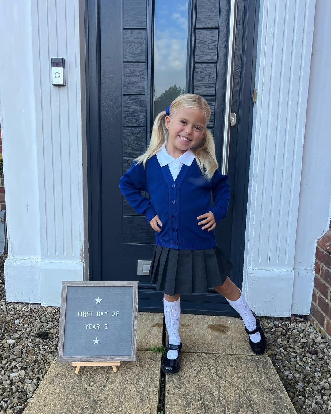 Classic Royal Blue Cardigan School Uniform