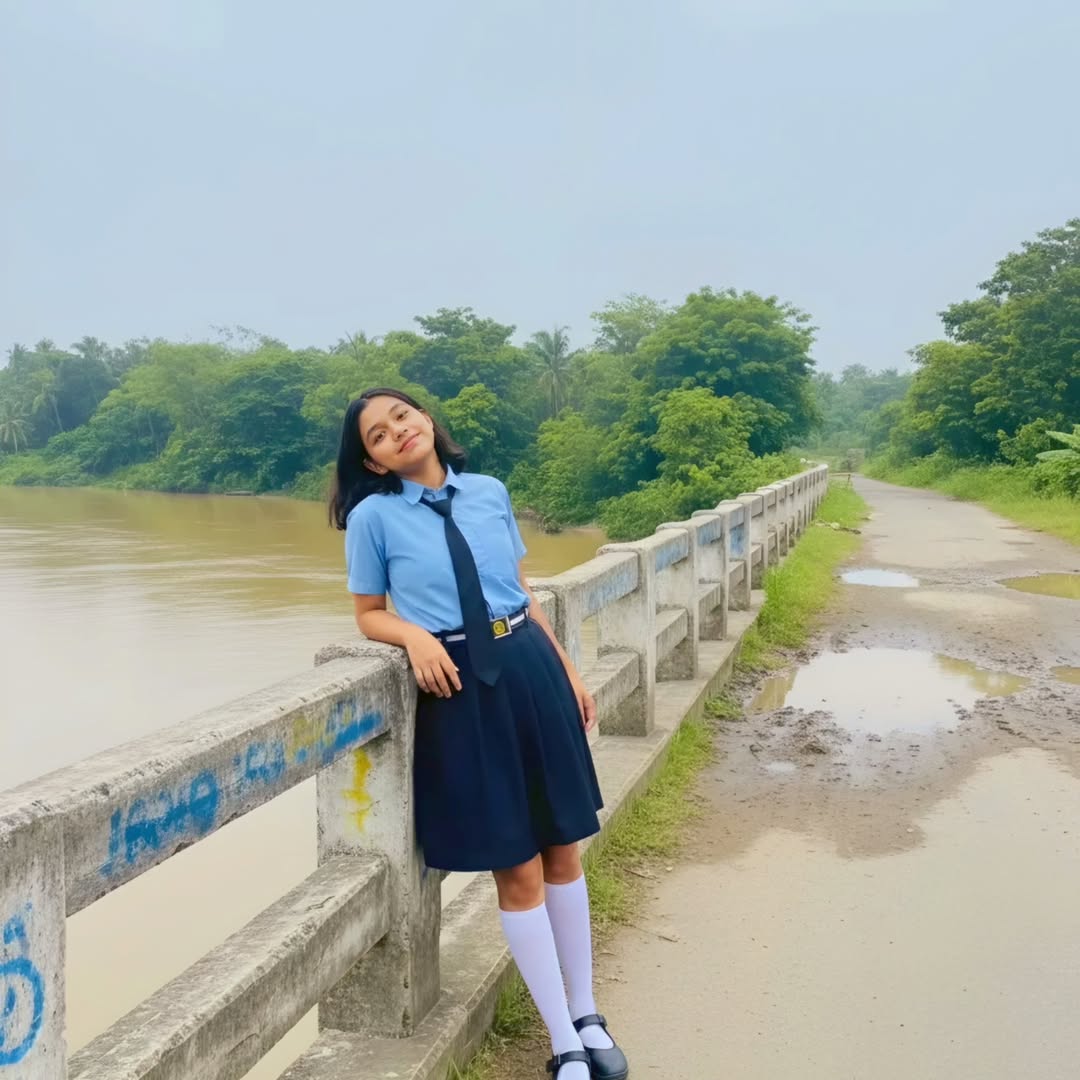 Classic School Uniform With Tie And Skirt