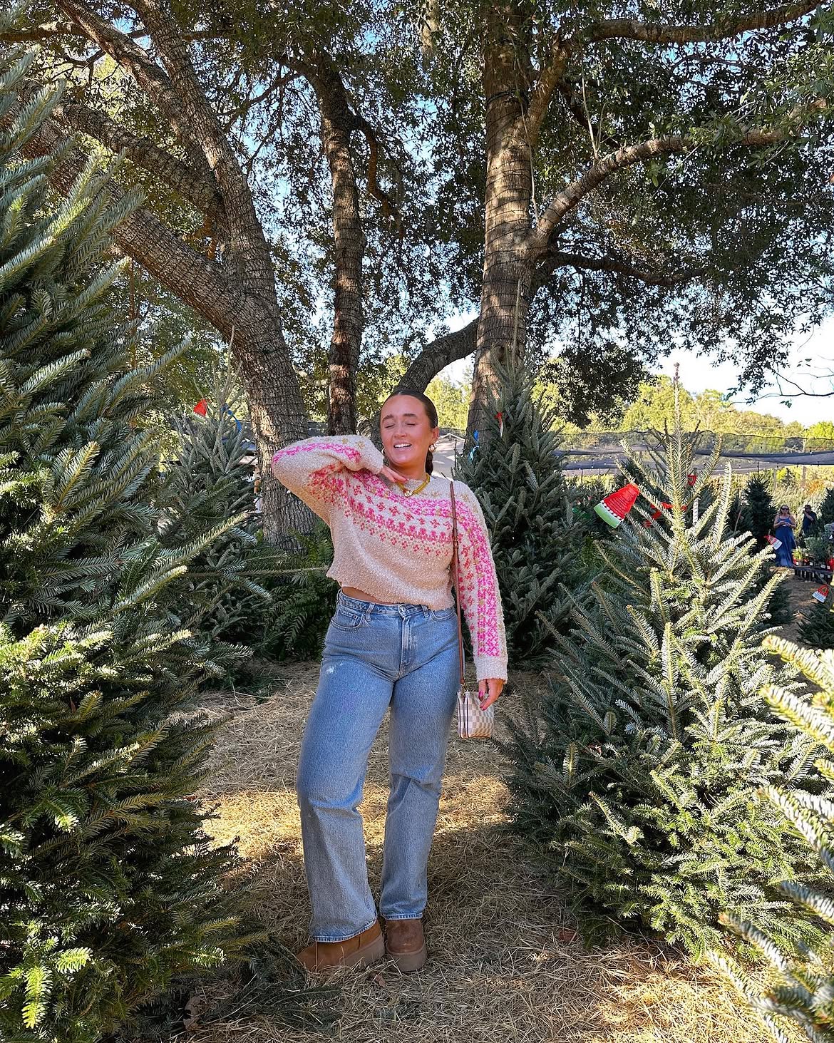 Cozy Fair Isle Sweater And Relaxed Denim Street Style