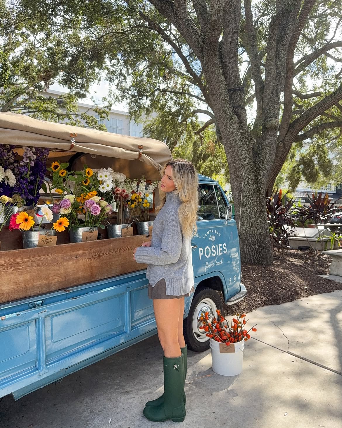 Cozy Sweater And Shorts Outdoor Look
