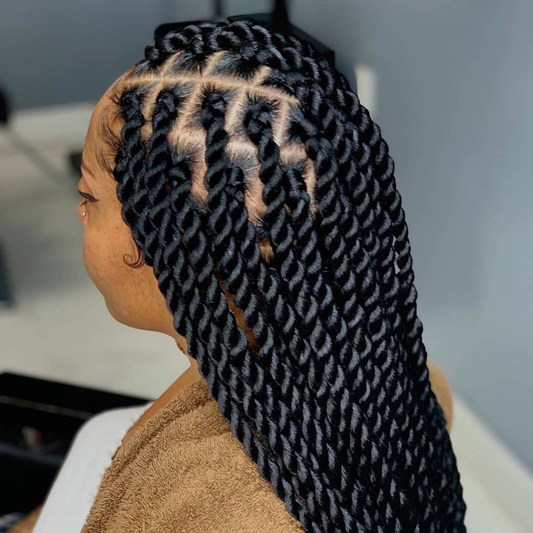 Defined Square Part Passion Twists
