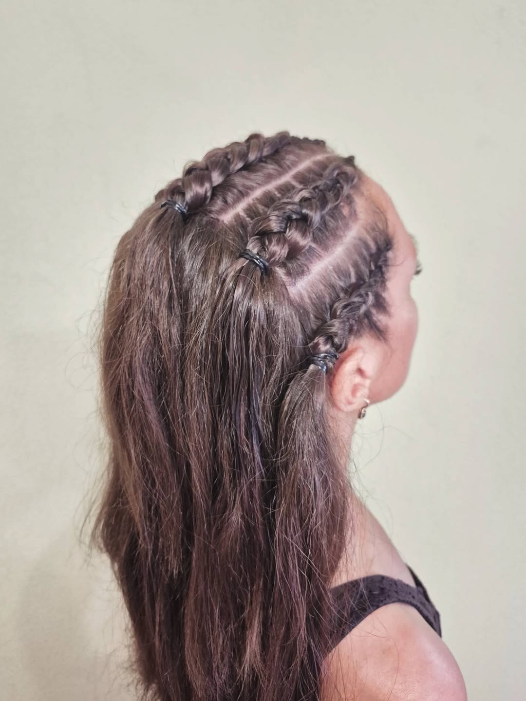Easy Braided Crown With Loose Waves