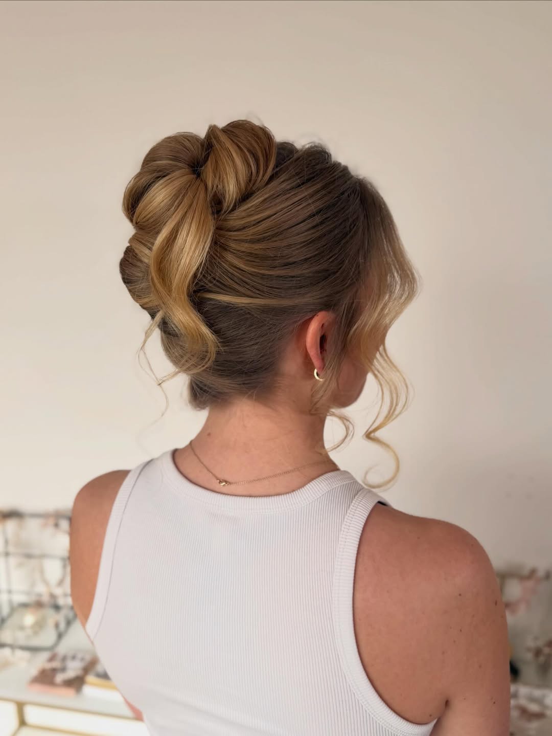 Elegant Twisted Updo With Soft Face-Framing Curls