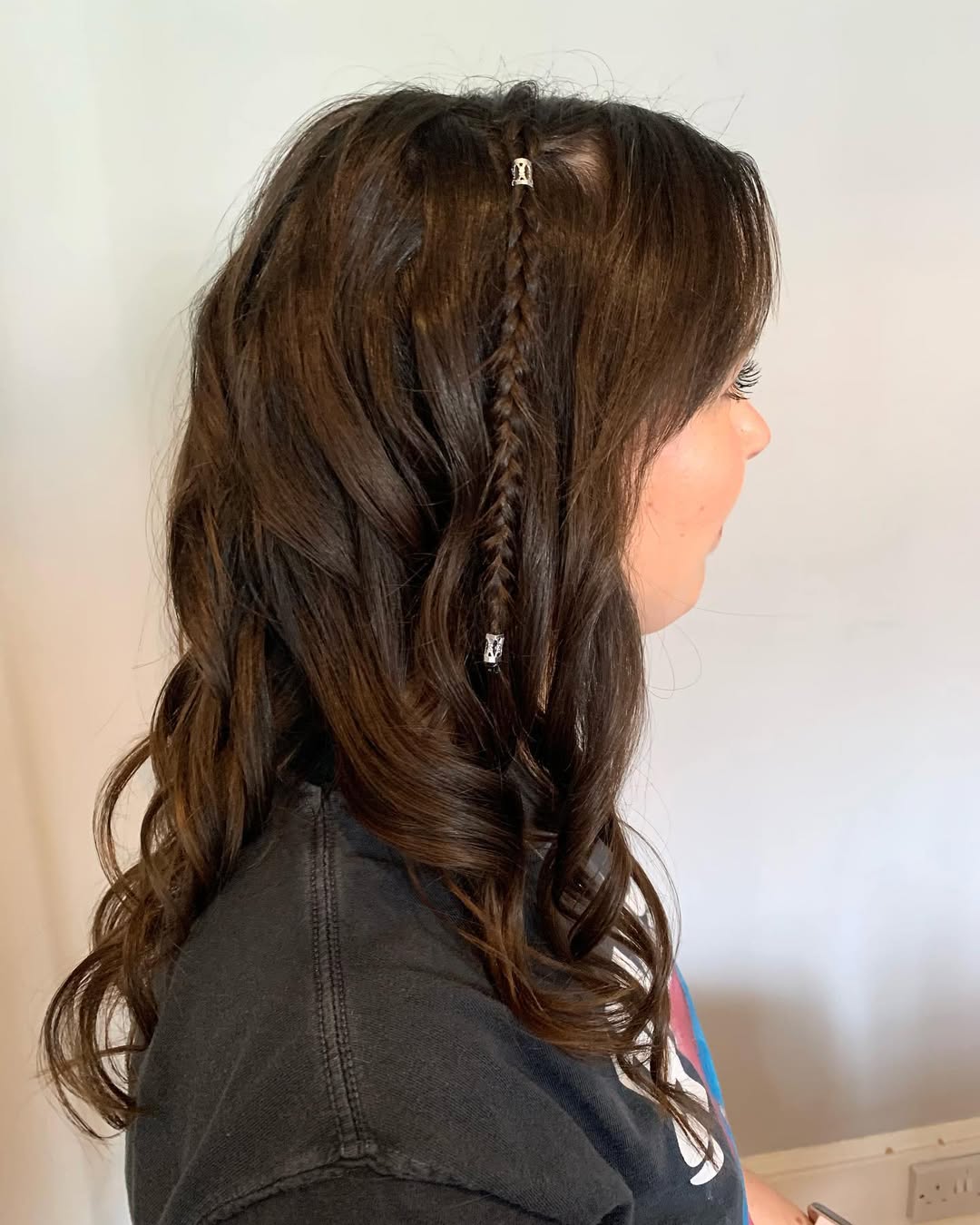 Festival Ready Accent Braid With Hair Cuffs