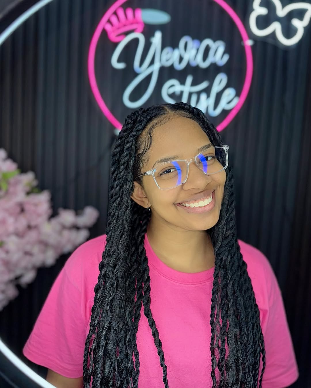 Flawless Long Crochet Twists With Baby Hairs