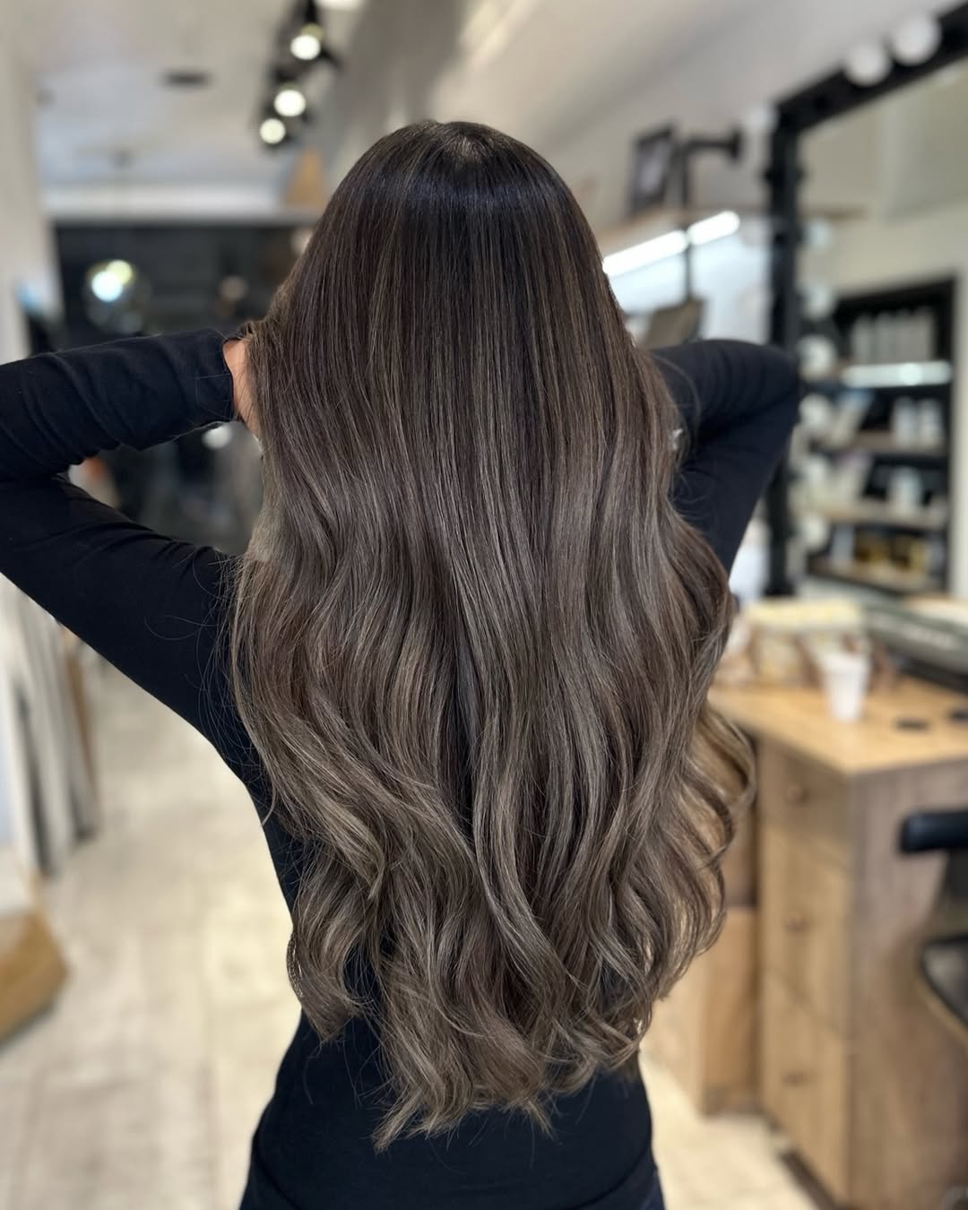 Gorgeous Ash Brown Waves With Gradual Ombre