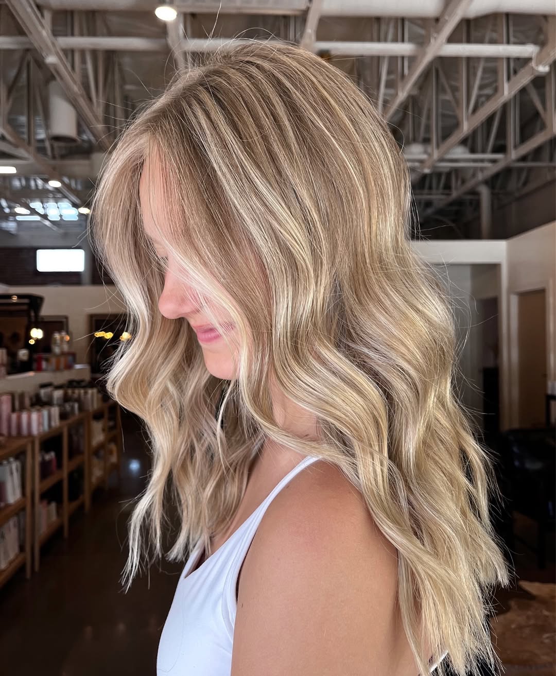 Gorgeous Dirty Blonde Hair With Warm Highlights