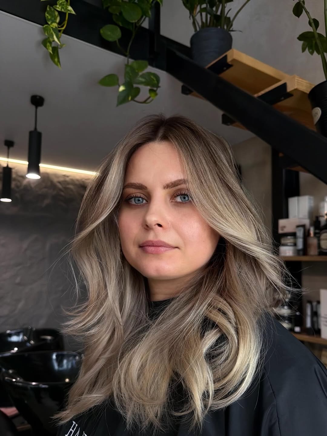 Gorgeous Long Layers With Ashy Blonde Balayage