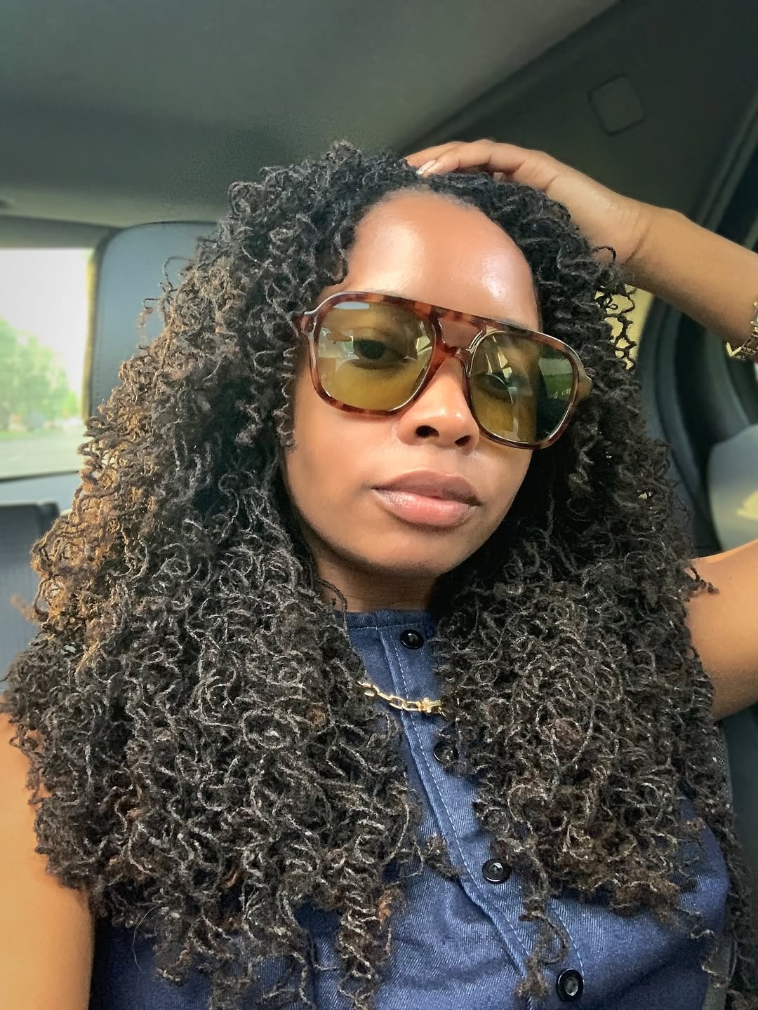 Gorgeous Micro Locs With Free-Flowing Textured Curls