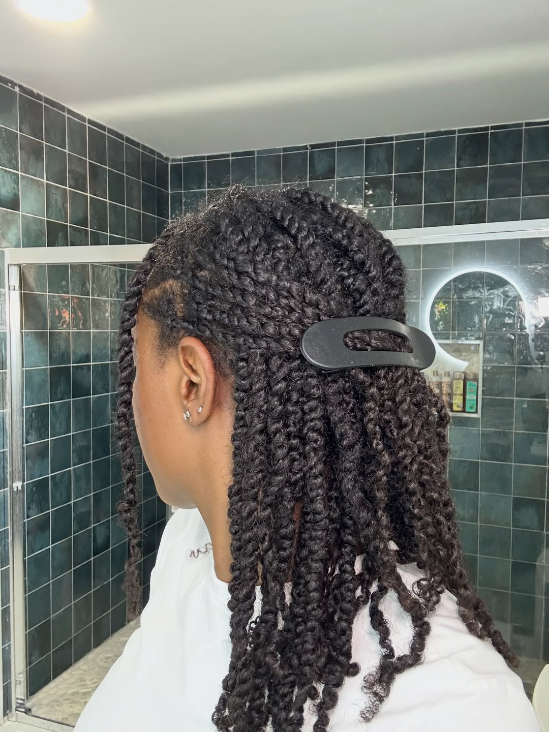 Gorgeous Passion Twists Half Up