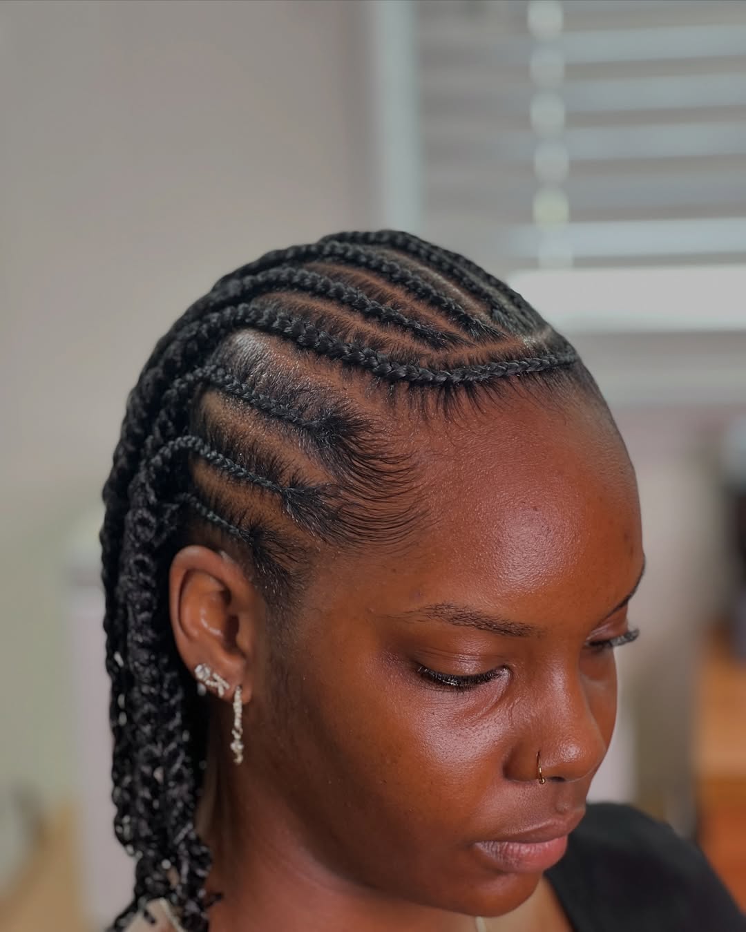 Half Cornrows Half Twists Natural Black Hair