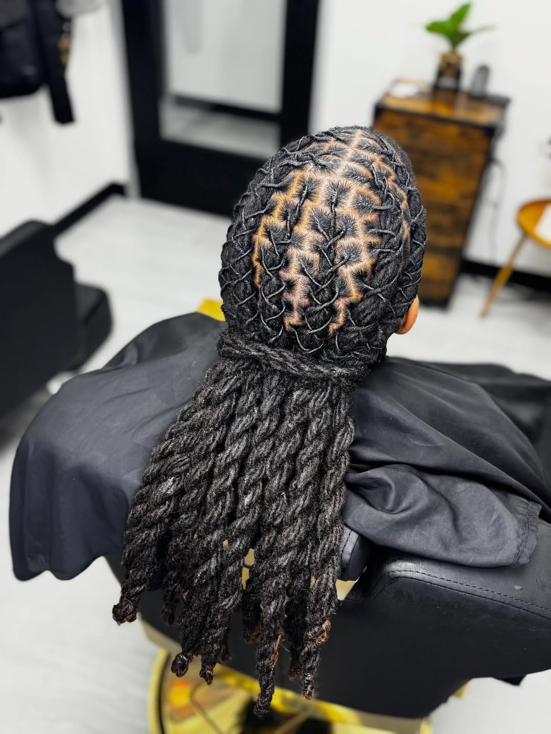 Interlocking Locs with Twisted Ends